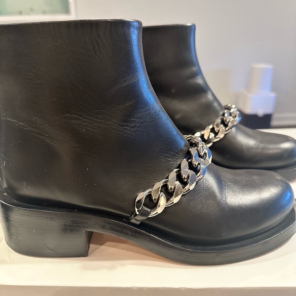 Givenchy Laura Chain Strap Ankle Boots - Picture 6 of 8